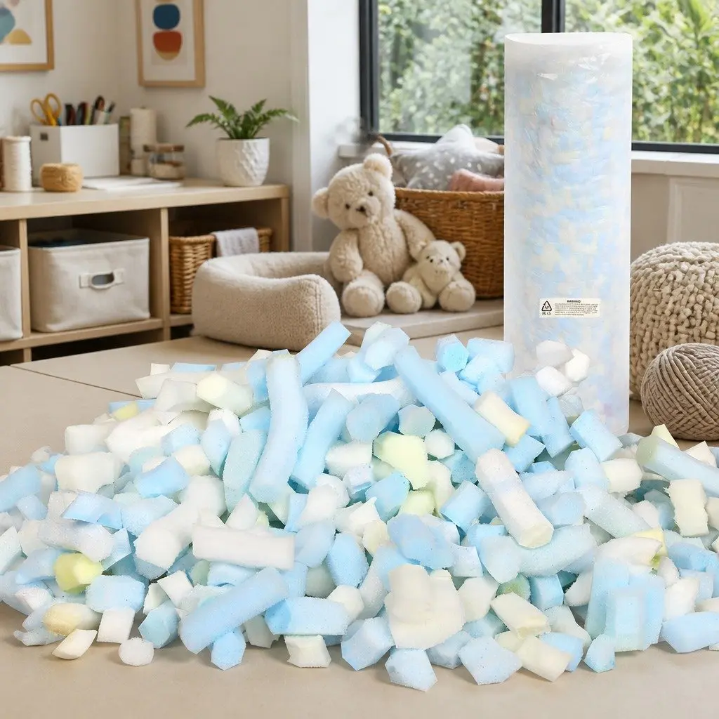 Shredded Memory Foam Bean Bag Filling 4.5KG Expands 130L Cushion Pillow Stuffing