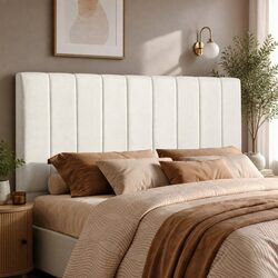 Comfortable King Size Bed Headboard with Quality Fabric