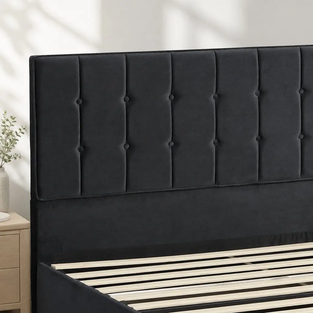 Double Fabric Bed Frame