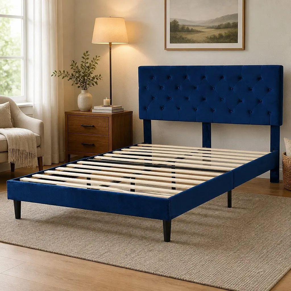 Queen Size Bed Frame for Comfort and Support