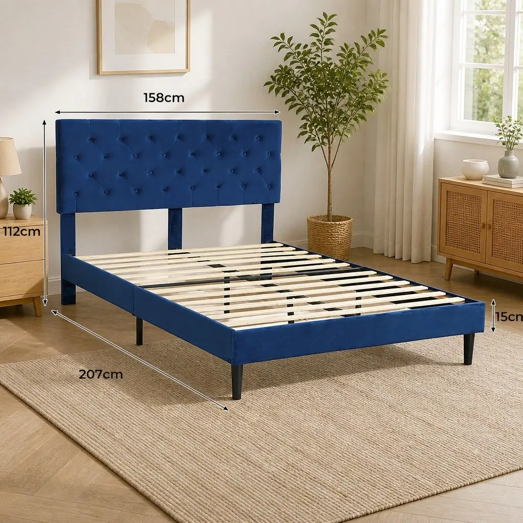 Queen Size Bed Frame for Comfort and Support