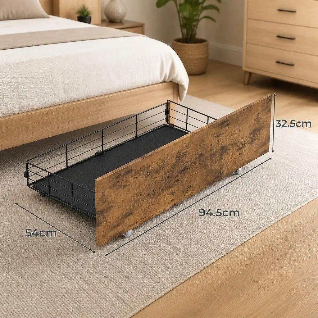 Double Bed Frame with Storage Options