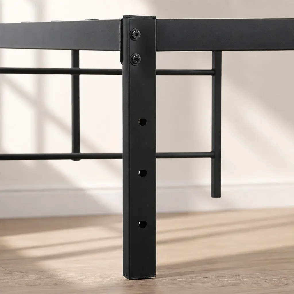 Full Size Metal Bed Frame with Storage Benefits
