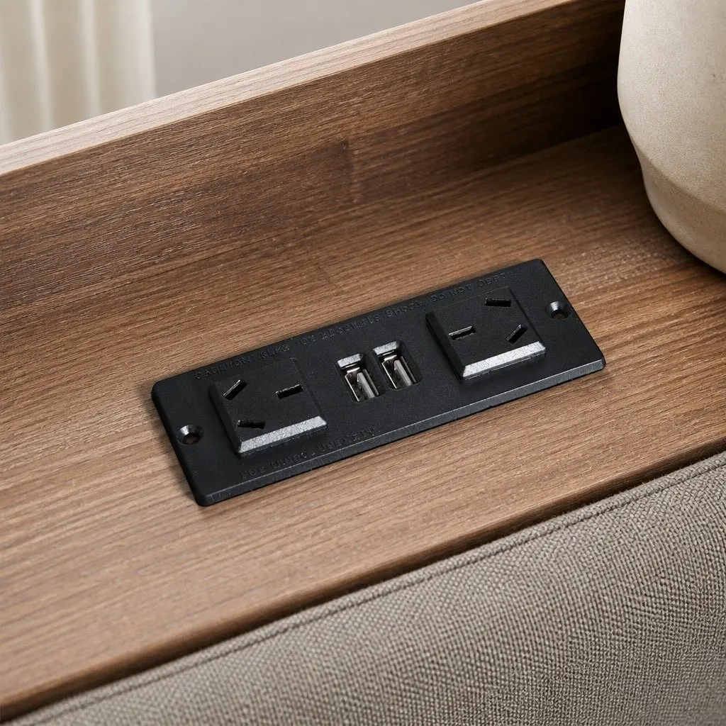 Single Bed Frame with LED Lights