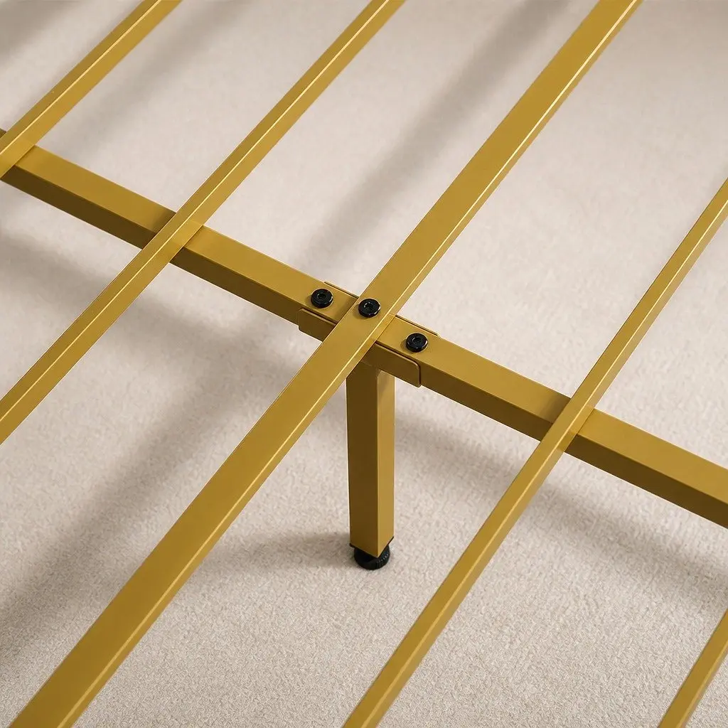 Double Bed Frame in Beige