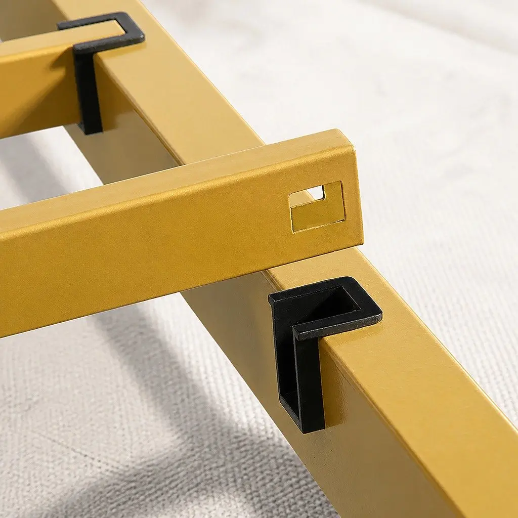 Double Bed Frame in Beige