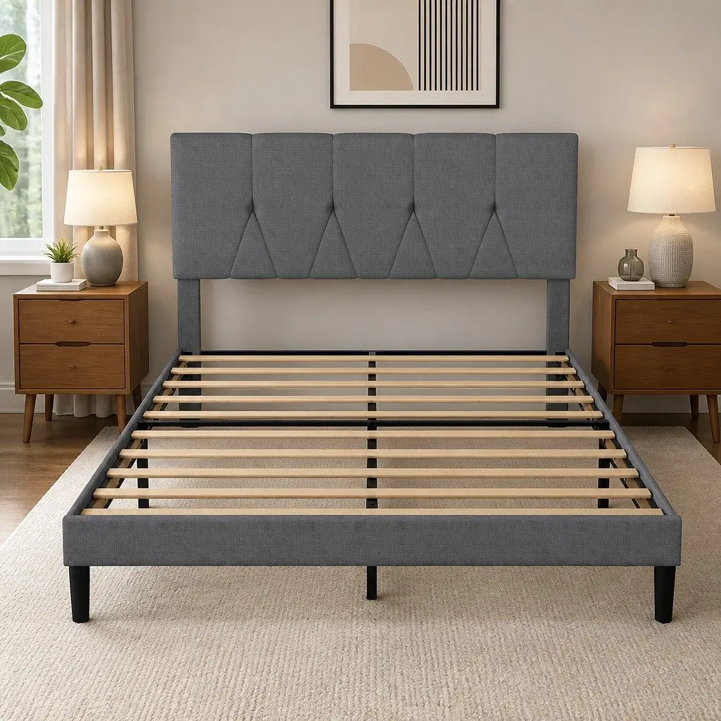 Double Bed Frame with Under-Bed Storage Space