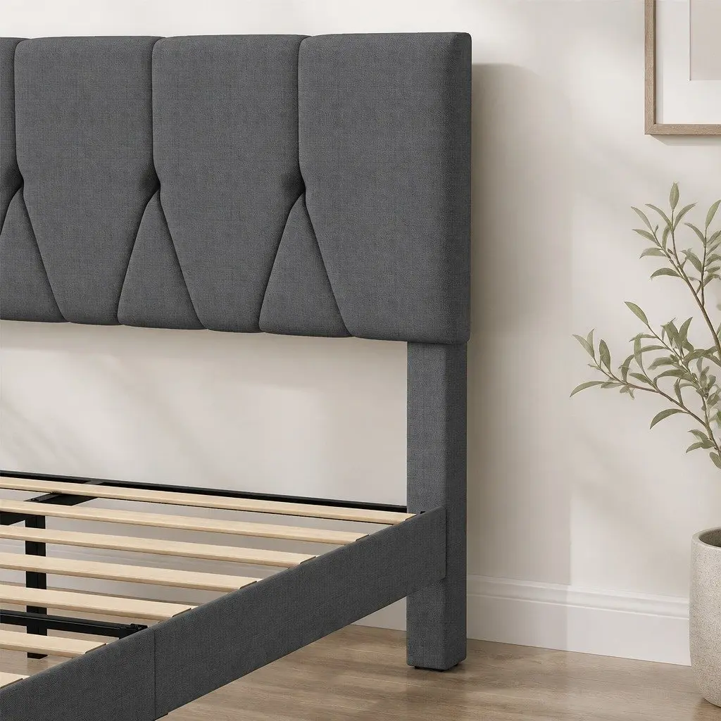 Double Bed Frame with Under-Bed Storage Space