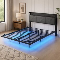 Comfortable and Practical Floating Bed Frame