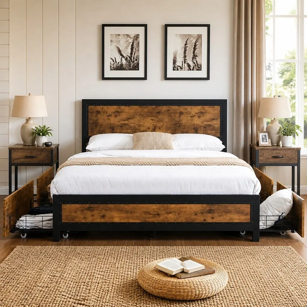 Queen Metal Bed Frame