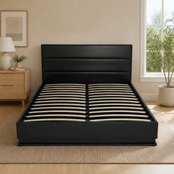Reliable Queen Bed Frame Offering Storage and LED Lighting