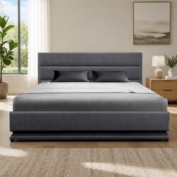 Reliable Queen Bed Frame with Storage and LED Lighting
