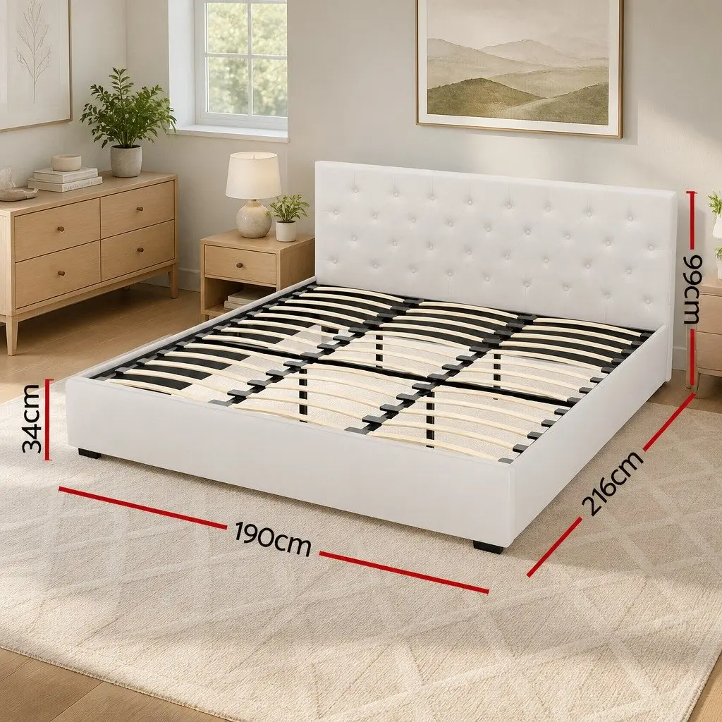 King Size Bed Frame with Storage Solutions