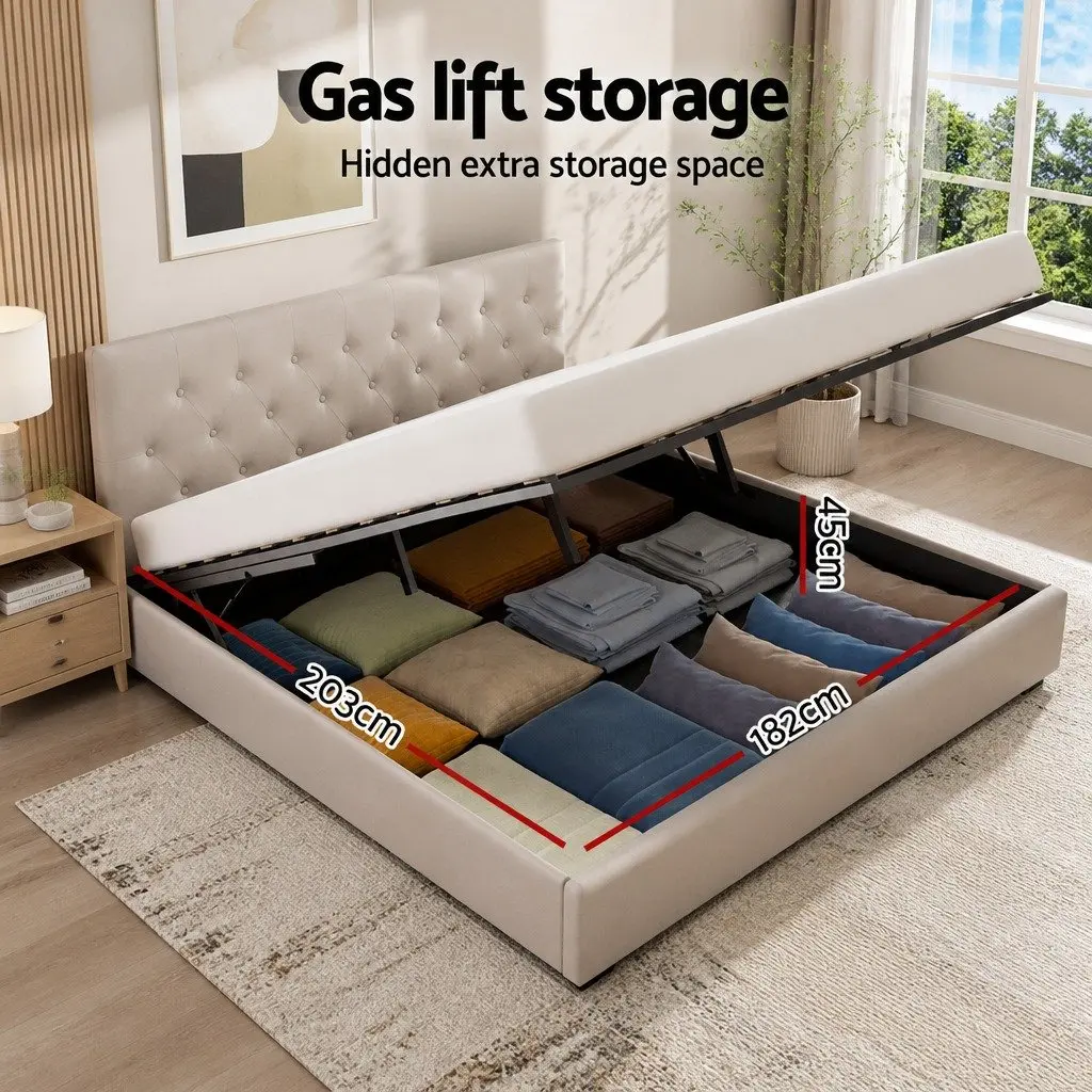King Size Bed Frame with Storage Solutions
