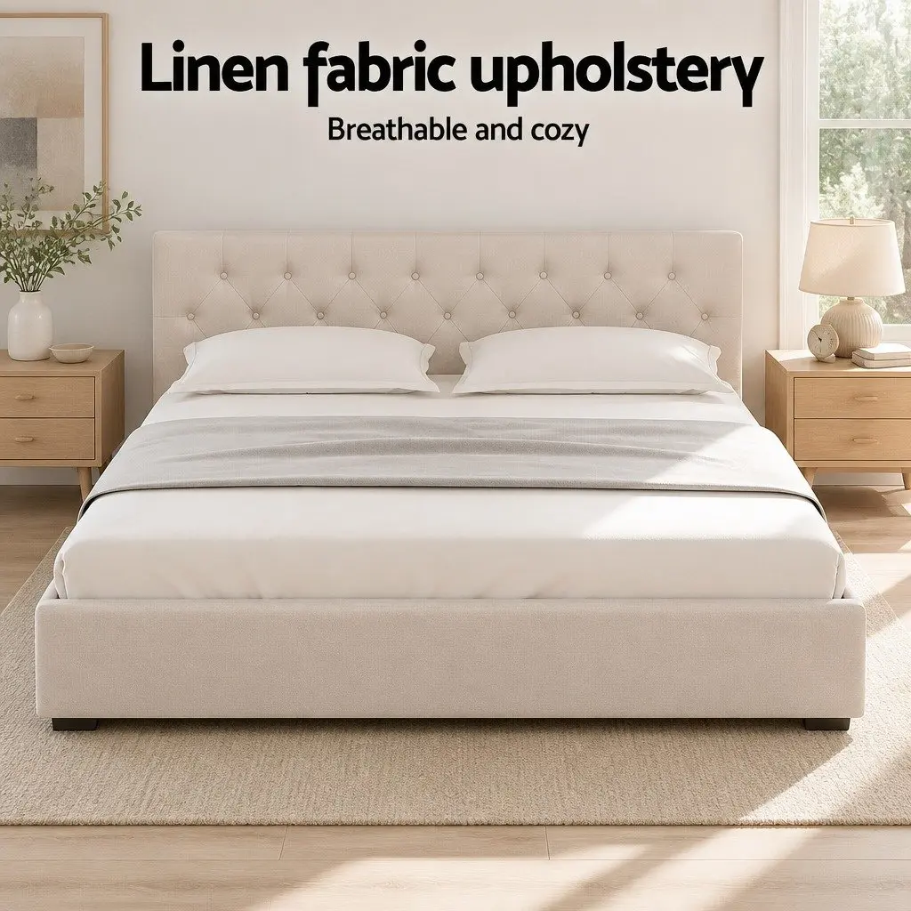 King Size Bed Frame with Storage Solutions