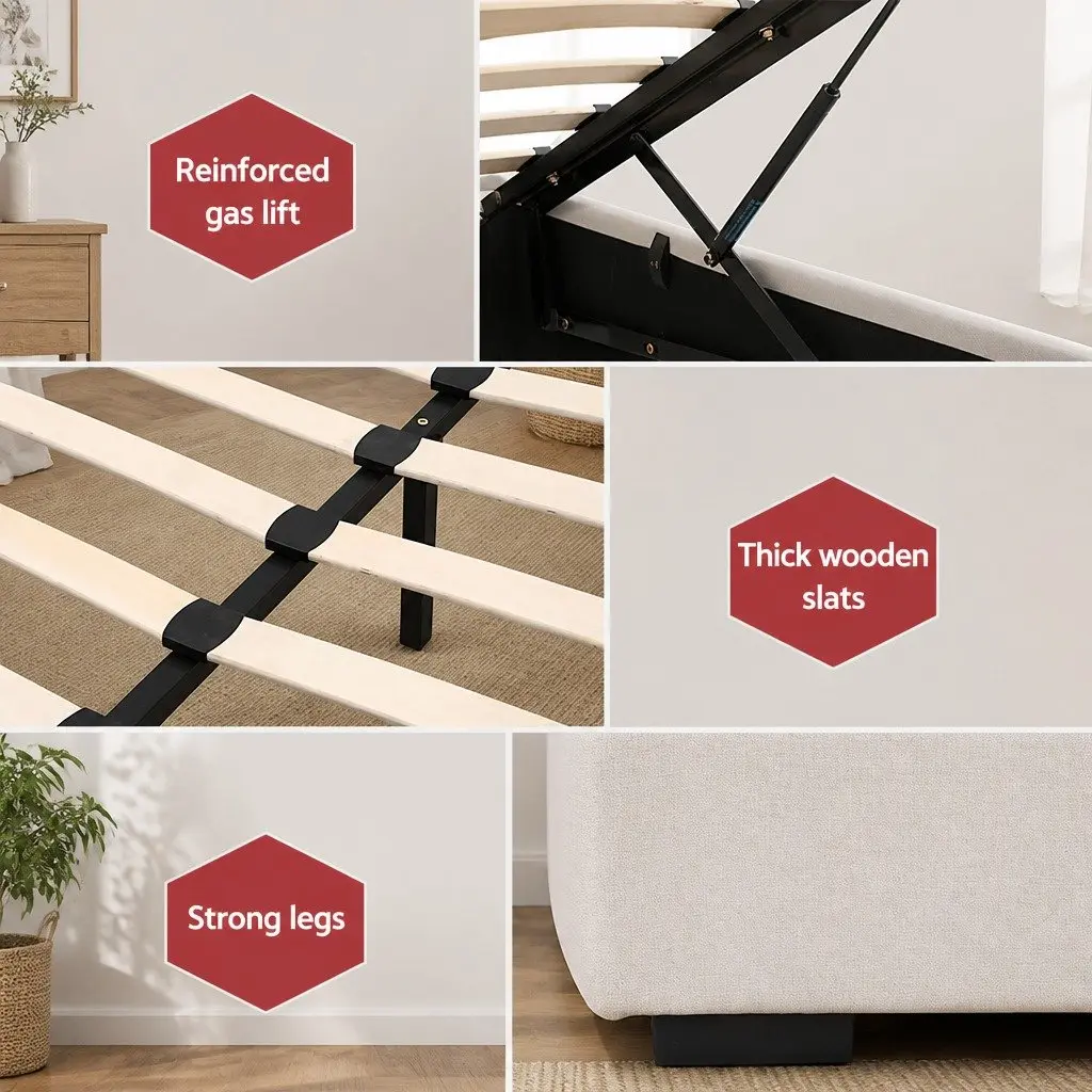 King Size Bed Frame with Storage Solutions