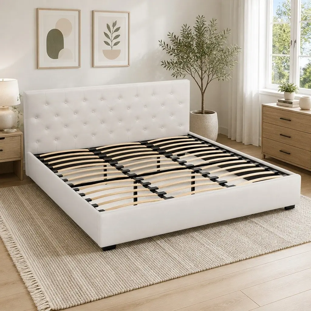 King Size Bed Frame with Storage Solutions