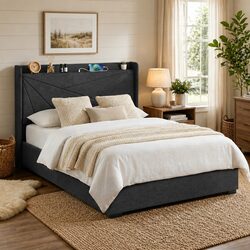 Comfortable Queen Bed Frame Offering Practicality and Value