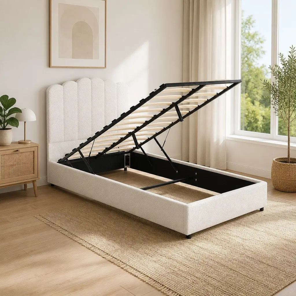 King Single Bed Frame with Storage Options