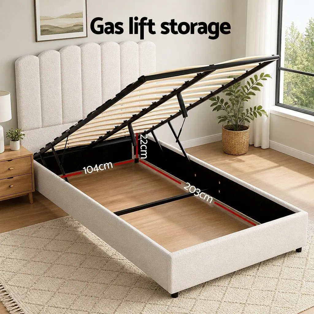 King Single Bed Frame with Storage Options
