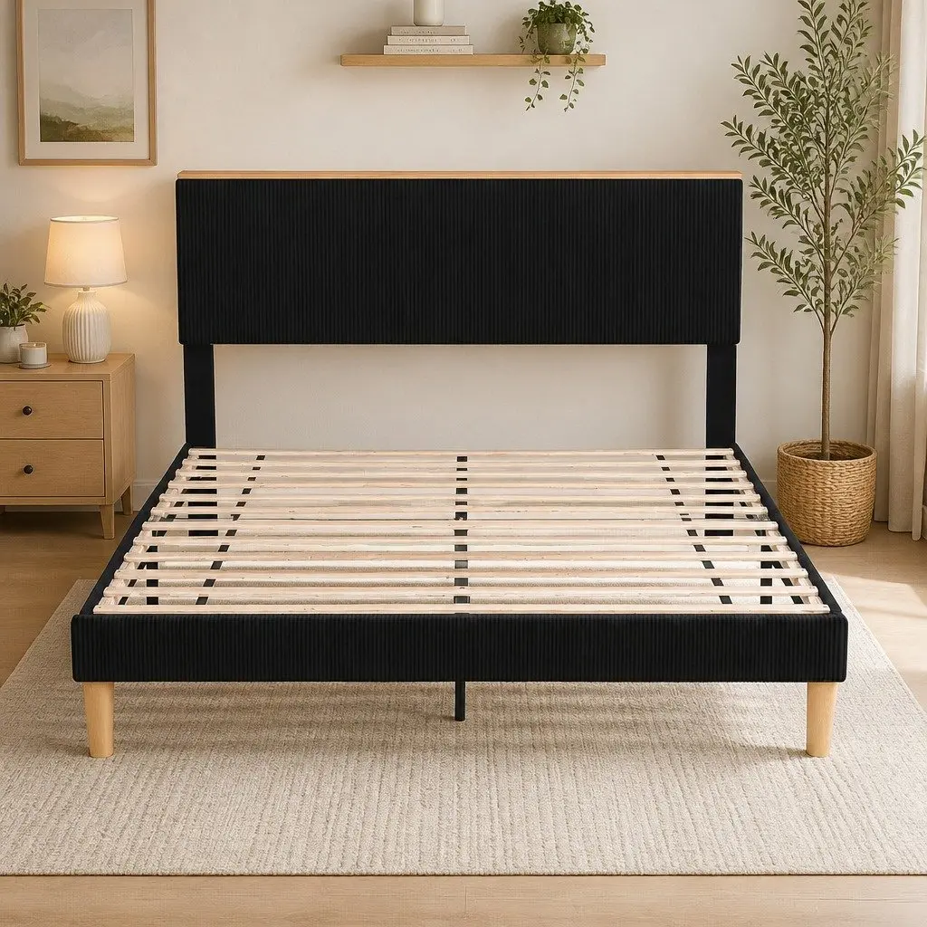 Double Bed Frame with Mood Lighting