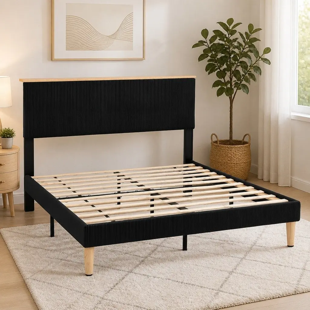 Double Bed Frame with Mood Lighting