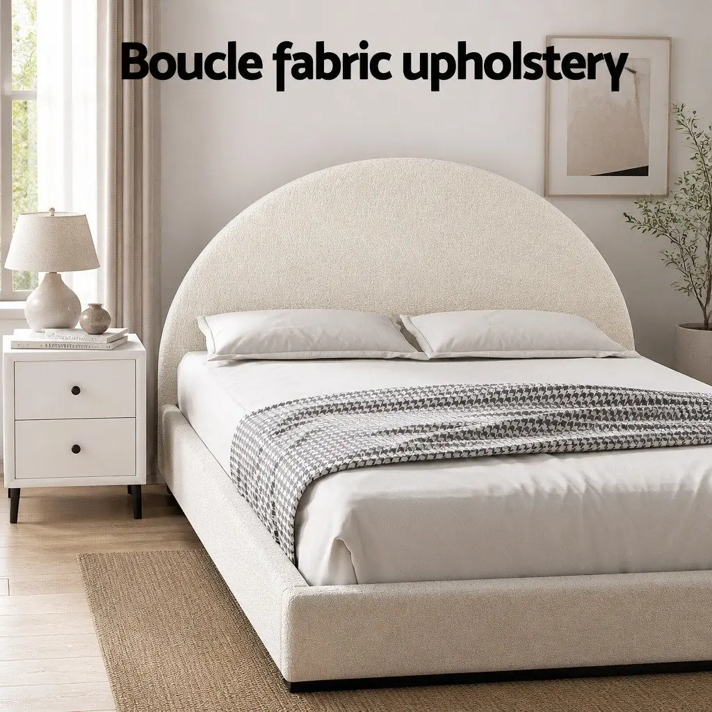 Queen Bed Frame with Storage and Nightstand Set