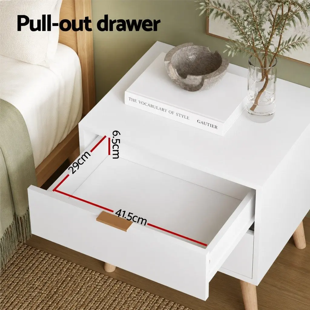 Queen Bed Frame with Storage and Nightstand Set