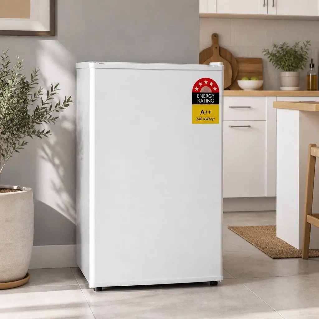 Portable Mini Bar Fridge 70L White for Caravan Apartment Office Hotel