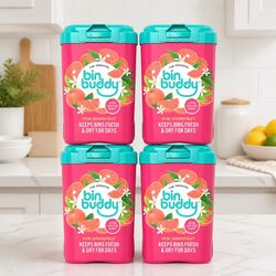 Fresh Pink Grapefruit Bin Odour Neutraliser 450g x4