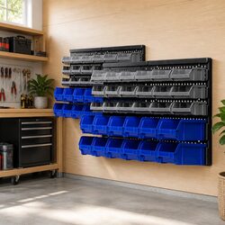 Reliable 60 Bin Wall Storage Rack for Your Space