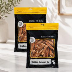 Chicken Skewers Dog Treats 1kg x 2 Pack Natural Chewy Air Dried High Protein