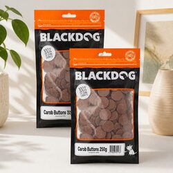 Value Pack Carob Drops Dog Treats 250g x 2