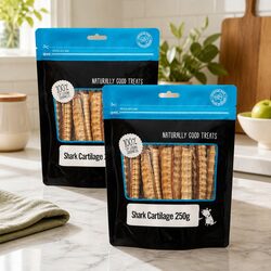Reassuring Shark Cartilage Dog Treats 250g x 2 for Joint Care
