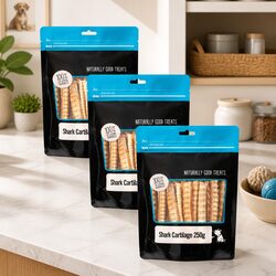 Nutritious Shark Cartilage Dog Treats 250g x 3 Pack