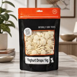Delicious Yoghurt Drops 1kg for Adult Dogs - Practical Treats