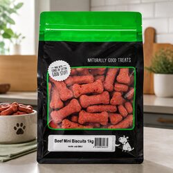 Mini Beef Biscuits 1kg – Practical and Nutritious