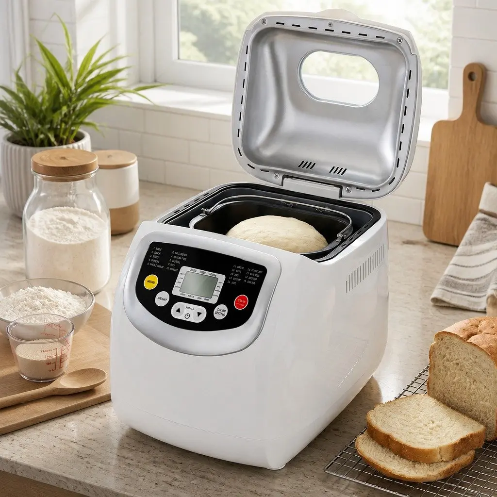 Automatic Bread Maker Machine 19 Program 2lb Capacity Non Stick Home Baking Oven