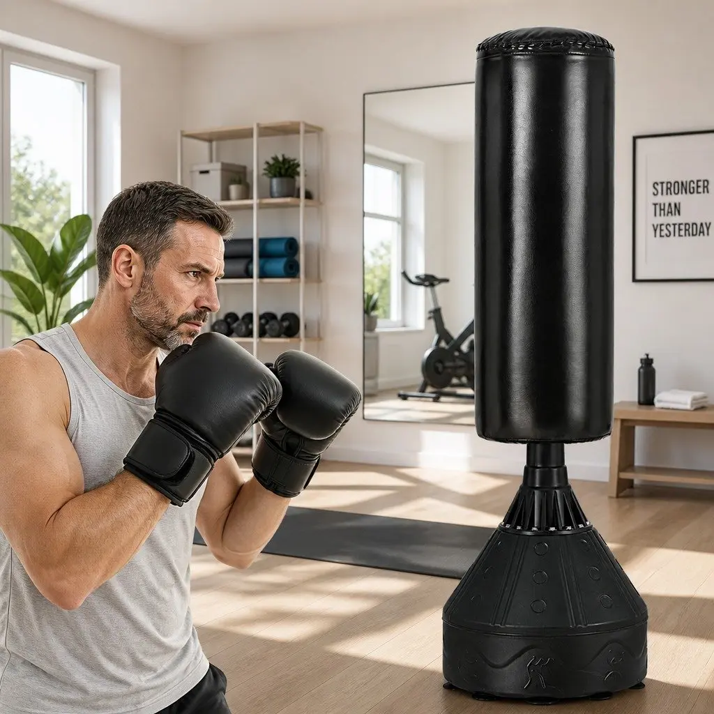 Boxing Punching Bag Stand 170CM Home Gym Training Equipment Freestanding