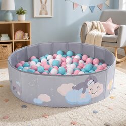 Comfortable Grey Toddler Ball Pit Pool