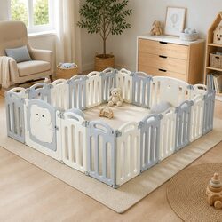 Safe and Secure 20-Panel Baby Playpen for Toddlers