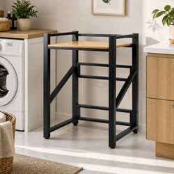 Reliable Over Washing Machine Rack with Storage Value