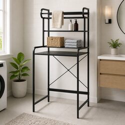Reliable Laundry Shelf with 3-Tier Storage and Safety Features