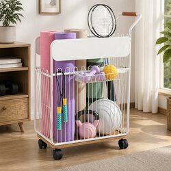 Reliable Yoga Mat Storage Rack with Convenient Features