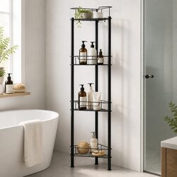 Reliable Black Shower Caddy for Everyday Use