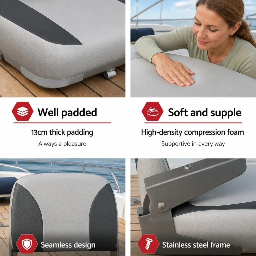 Folding Boat Seats Set