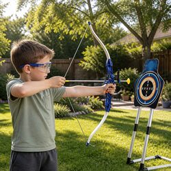 Warm and Safe Kids Bow and Arrow Set with Complete Accessories