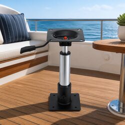 Reliable Gas Lift Boat Seat Pedestal 34-46cm Black