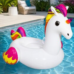 Reliable Unicorn Pool Float with Practical Features