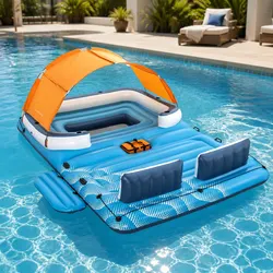 Value-Driven Inflatable Lounge Island for Six People